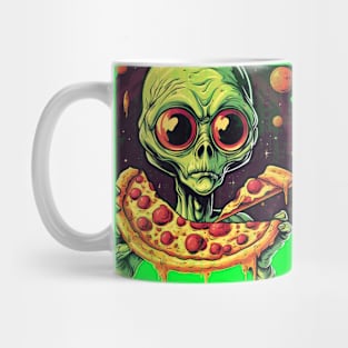 Alien & Pizza Mug